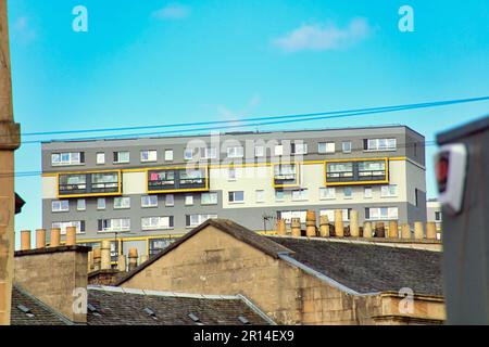 I tetti delle residenze comunali a st Georges Cross Foto Stock