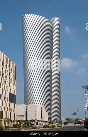 Lusail Plaza Towers, Doha, Qatar Foto Stock