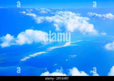 Hatenohama Beach, vista aerea Foto Stock