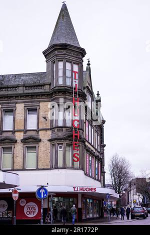 TJS, grande magazzino TJ Hughes, 105 London Road, Liverpool, Merseyside, Inghilterra, REGNO UNITO Foto Stock