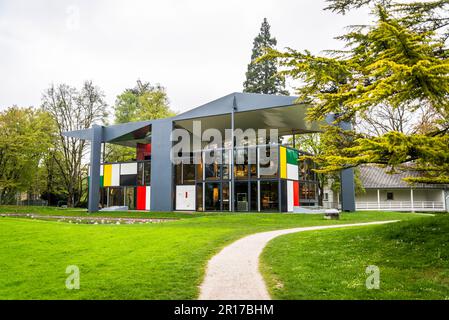 Le Corbusier Pavillon, museo d'arte svizzero dedicato all'opera dell'architetto svizzero le Corbusier, è l'ultimo edificio progettato da le Corbusi Foto Stock