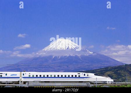 Tokaido Shinkansen N700 e Mt. Fuji Foto Stock