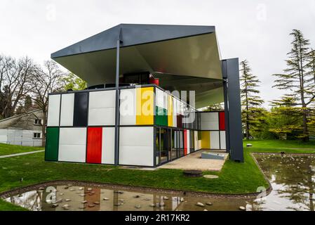 Le Corbusier Pavillon, museo d'arte svizzero dedicato all'opera dell'architetto svizzero le Corbusier, è l'ultimo edificio progettato da le Corbusi Foto Stock