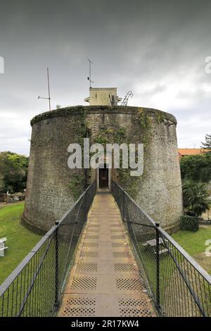 Il martello Tower F, Marine parata Clacton-on-Sea, Essex, Inghilterra, UK Foto Stock