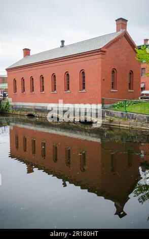 Lowell National Historical Park, parco a Lowell, Massachusetts Foto Stock