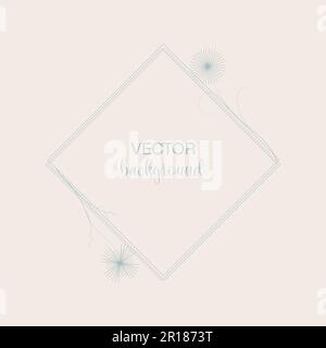 Elegante design a template con pittura calligrafica e fiori. Sfondi vettoriali per inviti a matrimoni, biglietti d'auguri, storie sui social media Illustrazione Vettoriale