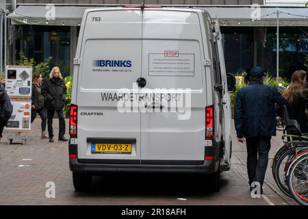 Brinks Waardetransport Company Car ad Amsterdam Paesi Bassi 10-5-2023 Foto Stock