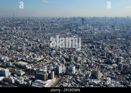 La stazione di Oyama è scattata dall'area metropolitana di Skytree, nel nord-ovest di Ikebukuro Foto Stock