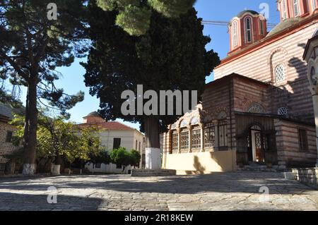 Il monastero di Xenophontos è un monastero costruito sul Monte Athos Foto Stock