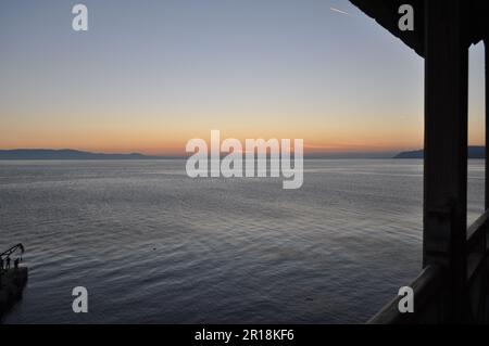 Il monastero di Xenophontos è un monastero costruito sul Monte Athos Foto Stock