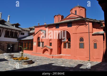 Il monastero di Xenophontos è un monastero costruito sul Monte Athos Foto Stock