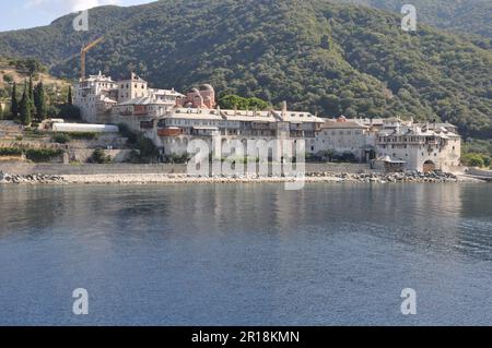 Il monastero di Xenophontos è un monastero costruito sul Monte Athos Foto Stock