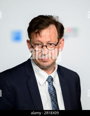 Burkhard HINTZSCHE (City Manager di Duesseldorf) Handball, pareggio per il Campionato europeo 2024, il 10th maggio 2023 a Duesseldorf/Germania. Foto Stock