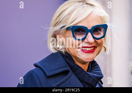Loretta Goggi è stata vista il 11 maggio 2023 a Milano (Foto di Alessandro Bremec/NurPhoto) Foto Stock