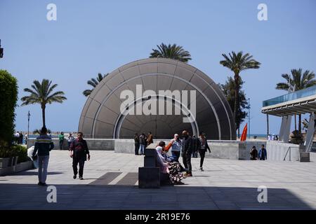 Biblioteca di Alessandria in Egitto Foto Stock