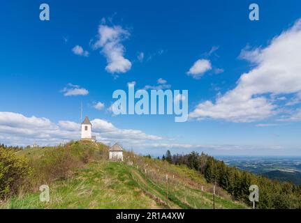 Puch bei Weiz: complesso barocco del calvario sul monte Kulm in Steirisches Thermenland - Oststeiermark, Steiermark, Stiria, Austria Foto Stock