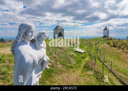 Puch bei Weiz: complesso barocco del calvario sul monte Kulm in Steirisches Thermenland - Oststeiermark, Steiermark, Stiria, Austria Foto Stock