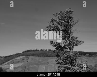 città di saarbureg sul fiume saar Foto Stock