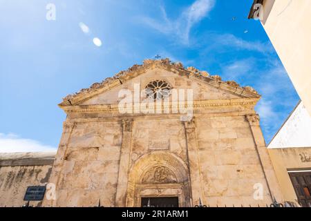 Chiesa di Sant'Anna nella Cittadella, costruita nel 15th da Andrea Guardi per la famiglia Appiani, Piombino, Toscana, Italia Foto Stock