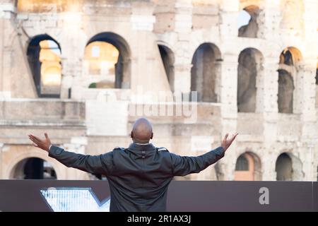 Roma, 12 maggio 2023 - Tyrese Gibson partecipa al red carpet per la prima mondiale del film 'Fast X' a Roma. Credits: Luigi de Pompeis / Alamy Live News Foto Stock