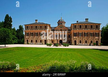 Palazzo preferito, costruito nel 1710-1730 da Johann Michael Ludwig Rohrer, Rastatt-Foerch, Baden-Wuerttemberg, Germania Foto Stock