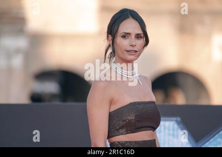 Roma, Italia. 12th maggio, 2023. ROMA, ITALIA - MAGGIO 12: Jordana Brewster partecipa alla Premiere ''Fast X'' al Colosseo il 12 Maggio 2023 a Roma (Foto di Luca Carlino/NurPhoto) Credit: NurPhoto SRL/Alamy Live News Foto Stock