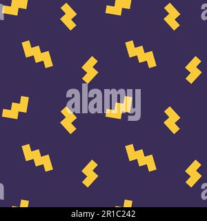 Astratto stile tetris sfondo senza cuciture Illustrazione Vettoriale