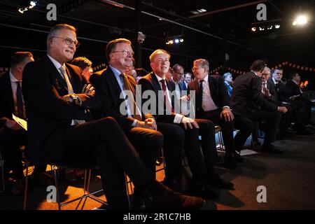 HOUTEN - presidente del partito Kees van der Staaij durante il giorno del partito del PSC. ANP RAMON VAN FLYMEN olanda fuori - belgio fuori Foto Stock