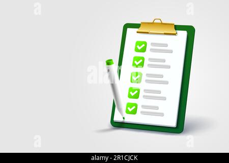 Comunicazione degli appunti, pagina del servizio di gestione, business paper. Vettore Illustrazione Vettoriale