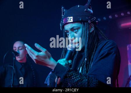 Brighton Beach, città di Brighton & Hove, East Sussex, Regno Unito. Grove si esibisce al Revenge, The Great Escape Festival 2023. 12th maggio 2023 Foto Stock