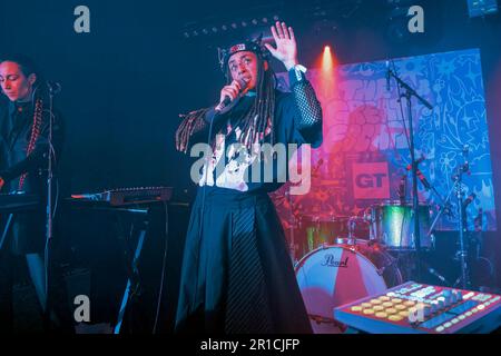 Brighton Beach, città di Brighton & Hove, East Sussex, Regno Unito. Grove si esibisce al Revenge, The Great Escape Festival 2023. 12th maggio 2023 Foto Stock