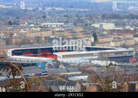 13th maggio 2023; Tannadice Park, Dundee, Scozia: Scottish Premiership Football, Dundee United contro Ross County; Tannadice Park, casa di Dundee United fotografata da Dundee Law Foto Stock