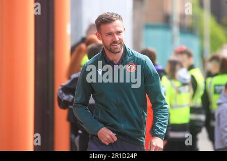 13th maggio 2023; Tannadice Park, Dundee, Scozia: Scottish Premiership Football, Dundee United contro Ross County; Scott McMann di Dundee United arriva a Tannadice Foto Stock