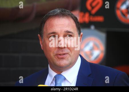 13th maggio 2023; Tannadice Park, Dundee, Scozia: Scottish Premiership Football, Dundee United contro Ross County; Malky Mackay, manager della contea di Ross Foto Stock