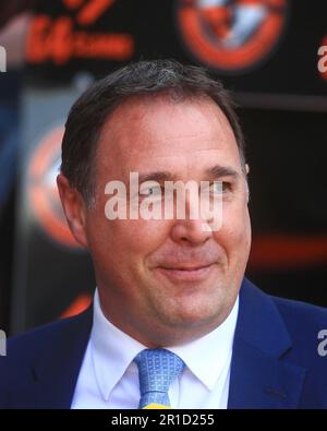 13th maggio 2023; Tannadice Park, Dundee, Scozia: Scottish Premiership Football, Dundee United contro Ross County; Malky Mackay, manager della contea di Ross Foto Stock