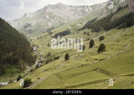 Colle della Maddalena, Cuneo, Piemonte, Italia Foto Stock