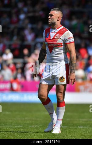 St Helens, Inghilterra - 13th maggio 2023 - Curtis Sironen di Sant'Helens. Campionato di rugby Betfred Super League Round 12, St. Helens vs Salford Red Devils al Totally Wicked Stadium, St Helens, Regno Unito Foto Stock