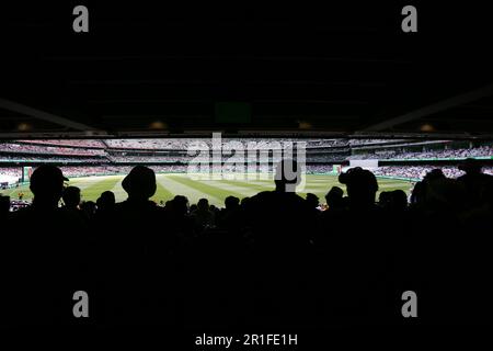 Melbourne, Australia, 27 dicembre 2021. MELBOURNE, AUSTRALIA - Dicembre 27: Una visione generale durante il Boxing Day Test Match nella serie Ashes tra Australia e Inghilterra al Melbourne Cricket Ground il 27 Dicembre 2021 a Melbourne, Australia. (Foto di Dave Hewison/Speed Media) Credit: Dave Hewison/Speed Media/Alamy Live News/Alamy Live News Foto Stock