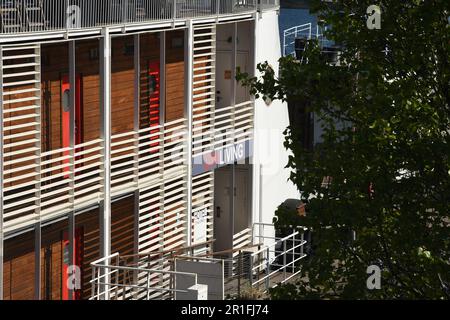 Maggio 13,2023/ CPH soggiorno hotel vista della sposa langro e nero dimond reale biblioteca e vew del canale di Copenaghen capitale danese Copenhagen Danimarca. (Foto.Francis Joseph Dean/immagini del decano) Foto Stock