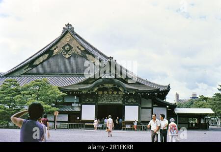 Castello Nijo a Kyoto Giappone ca. 1973 Foto Stock