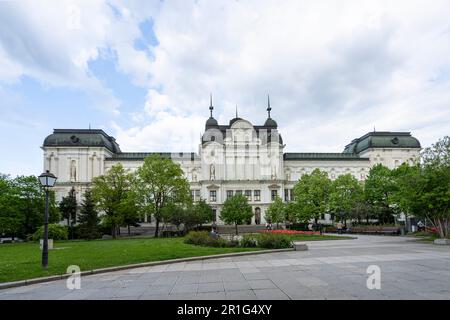 Sofia, Bulgaria. Maggio 2023. Vista esterna della Galleria Nazionale di Kvadrat 500 nel centro della città Foto Stock