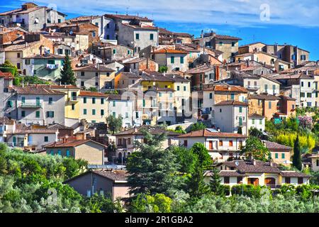 Città di Chianciano Terme in provincia di Siena in Toscana Foto Stock