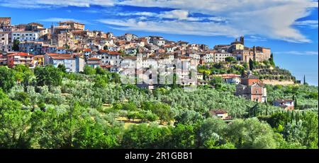 Città di Chianciano Terme in provincia di Siena in Toscana Foto Stock