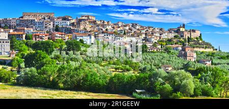 Città di Chianciano Terme in provincia di Siena in Toscana Foto Stock