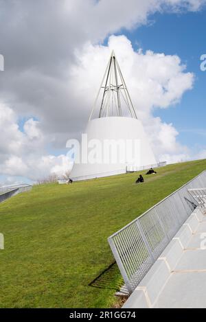 Delft, Paesi Bassi - Biblioteca per l'Università tecnica di Delft di Mecanoo Foto Stock