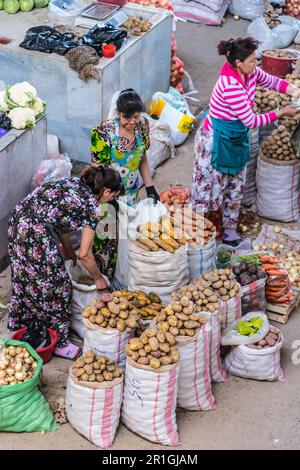 Samarcanda, Uzbekistan - 10 Maggio 2019: Siab bazaar nel centro di Samarcanda, Uzbekistan Foto Stock