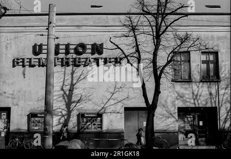 GDR, Berlino, 17.03.1990, Unione del cinema a Friedrichshagen Foto Stock