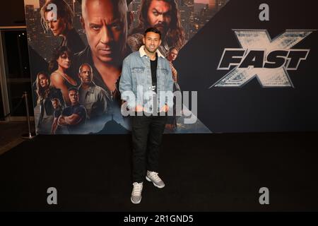 Sydney, Australia. 14th maggio 2023. La prima di Sydney di Fast X all'Hoyts Entertainment Quarter. Fast X, il decimo film della saga Fast & Furious da più miliardi di dollari. Credit: Richard Milnes/Alamy Live News Foto Stock