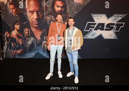 Sydney, Australia. 14th maggio 2023. La prima di Sydney di Fast X all'Hoyts Entertainment Quarter. Fast X, il decimo film della saga Fast & Furious da più miliardi di dollari. Credit: Richard Milnes/Alamy Live News Foto Stock