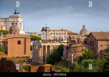 Foro Romano a Roma Foto Stock